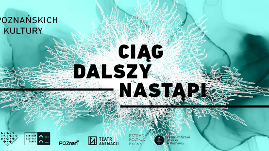 Plakat informujący o konkursie. Widać na nim nazwę akcji na tle biało-niebieskich abstrakcyjnych kształtów. - grafika artykułu