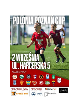 Plakat turnieju Polonia Poznań Cup