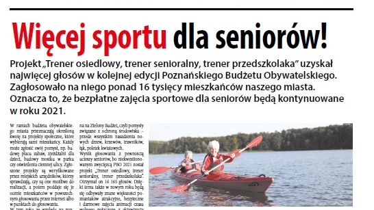 Senioralny Poznań styczeń 2021 - grafika artykułu