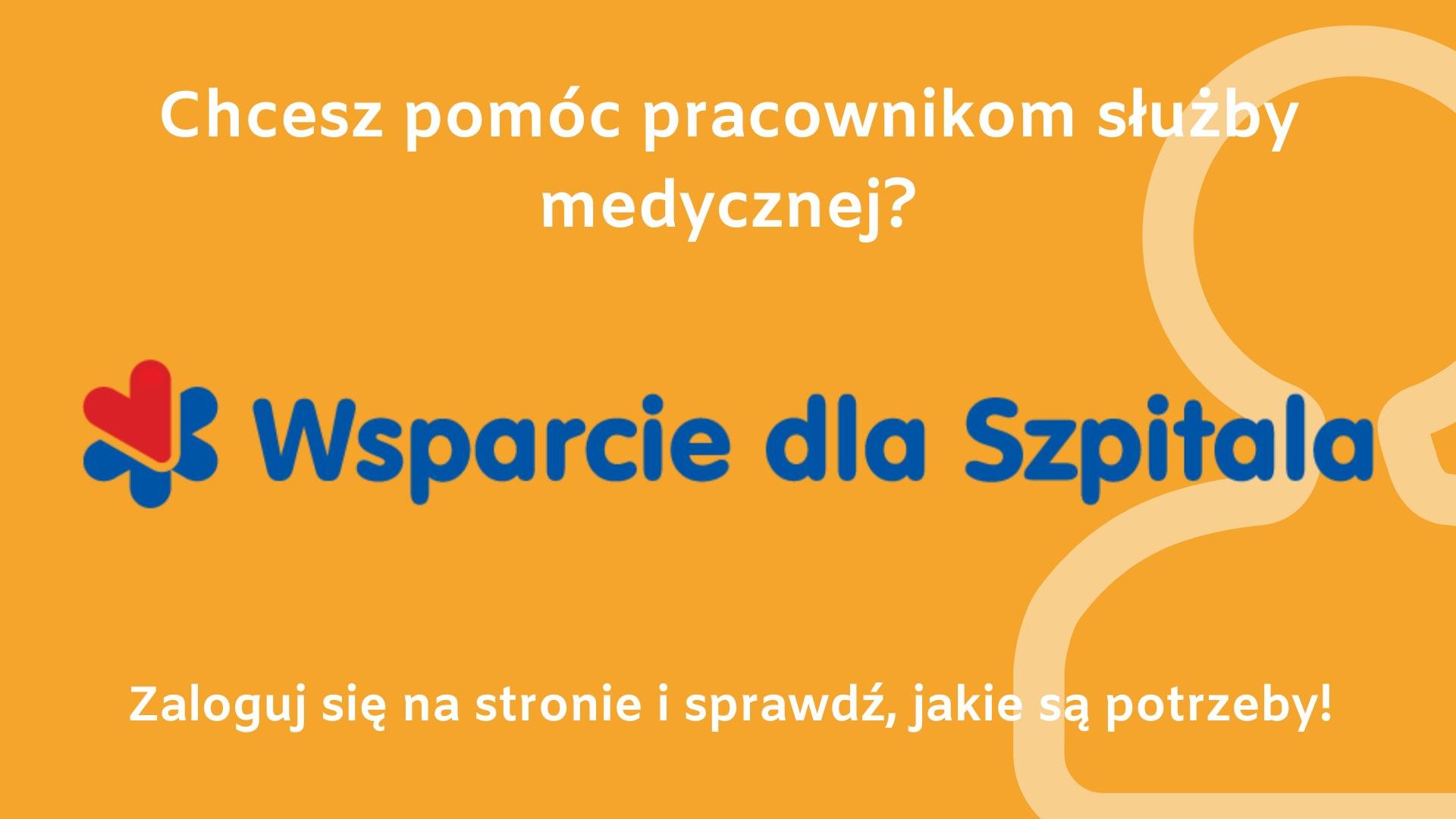Stronę internetową można znaleźć pod adresem: https://www.wsparciedlaszpitala.pl