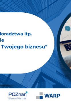 Grafika zapraszająca do zapisów na szkolenie online Zwrot kosztów szkoleń, doradztwa itp. poprzez udział w projekcie "Usługi rozwojowe dla Twojego biznesu"