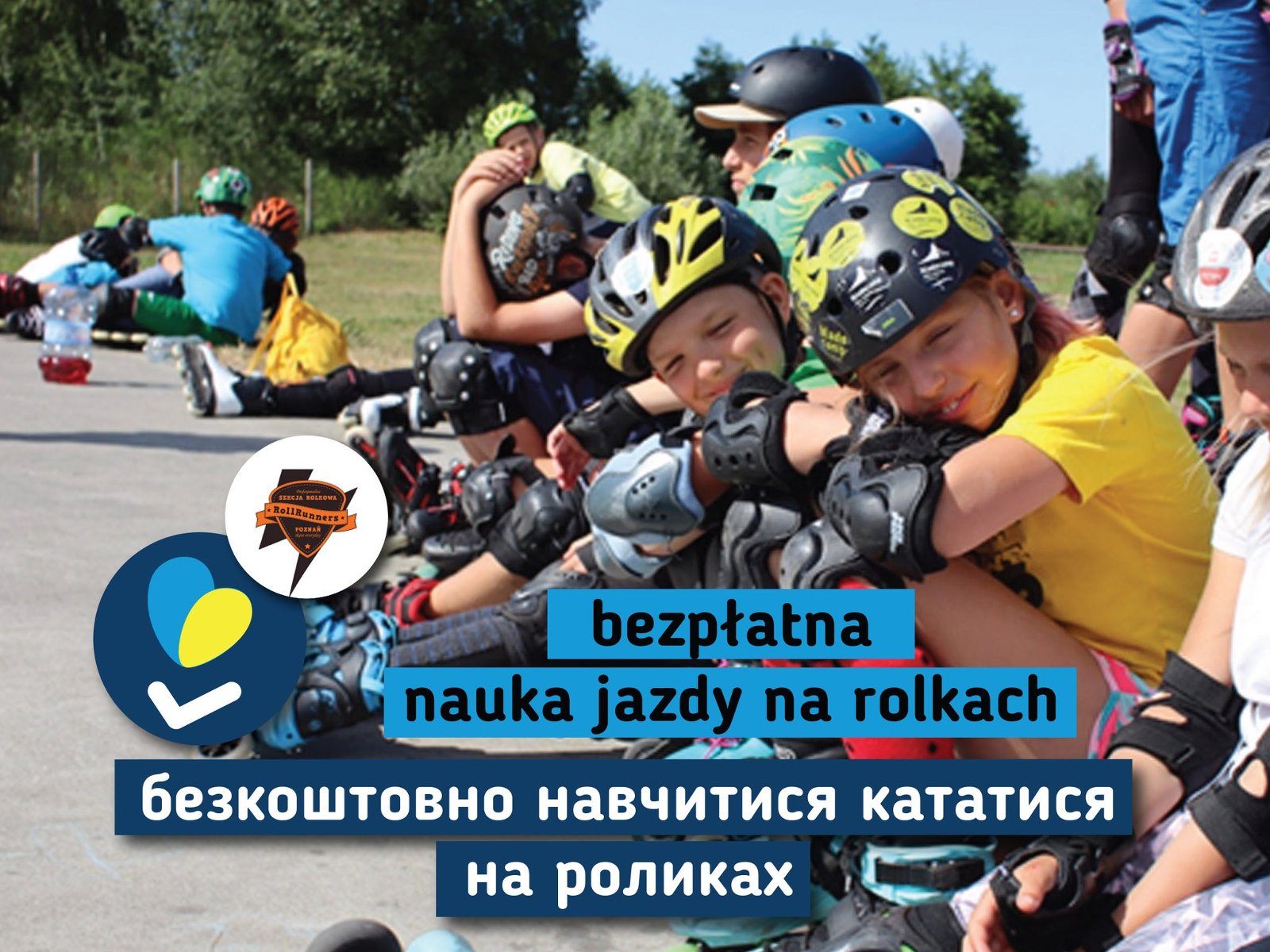 Фонд IceRunners RollRunners запрошує дітей від 7 до 12 років з України безкоштовно навчитися кататися на роликах - grafika artykułu