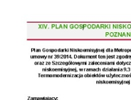 Aktualizacja Planu Gospodarki Niskoemisyjnej Miasta Poznania