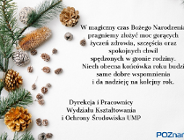 Spokojnych Świąt Bożego Narodzenia!