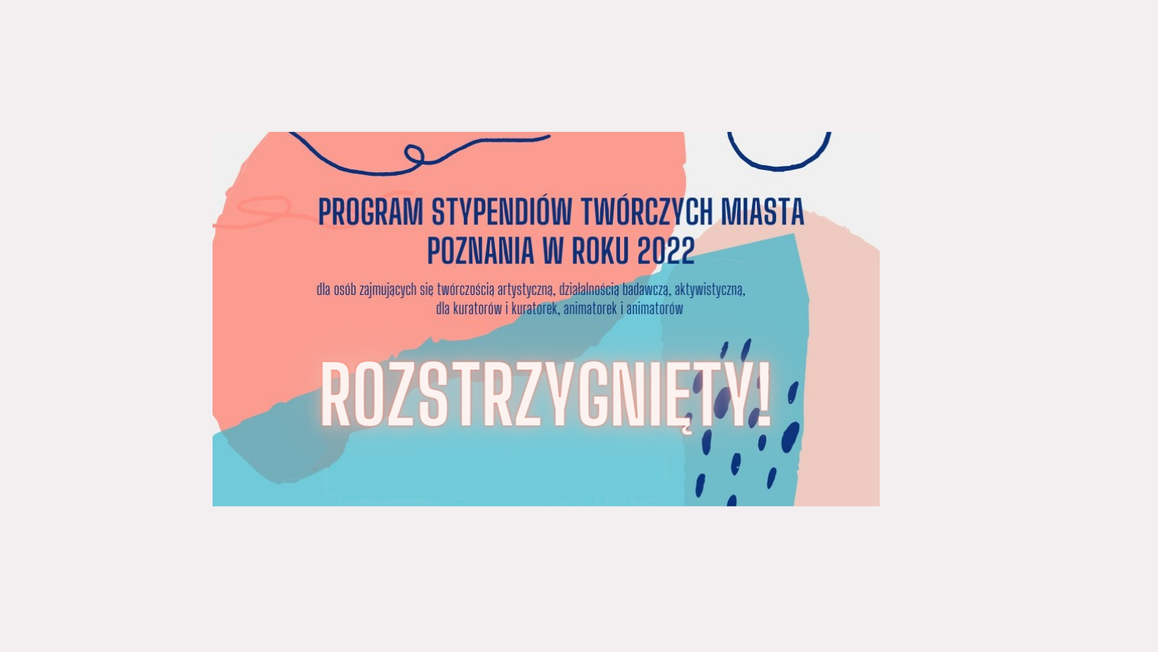 Grafika utrzymana jest w jasnej tonacji z kontrastującymi figurami geometrycznymi oraz maźnięciami przypominającymi ruchy pędzla. - grafika artykułu