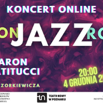 Na banerze tytuł koncertu i informacje o jego terminie.