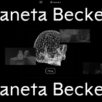 Na czarnym tle napis "Planeta Beckett".