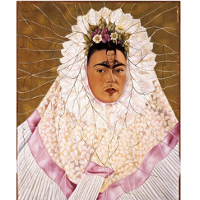 Frida Kahlo, Self-Portrait as Tehuana or Diego in My Thoughts, 1943