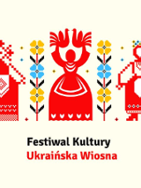 Na grafice logo festiwalu Ukraińska Wiosna.