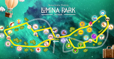 Mapa atrakcji w Lumina Park