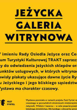 Na żółtym tle czarne napisy. Tekst z plakatu zawarty w opisie wydarzenia.