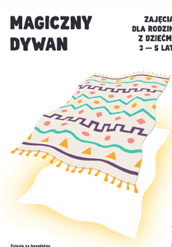 plakat - magiczny dywan