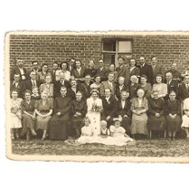 zbiorowa fotografia ślubna